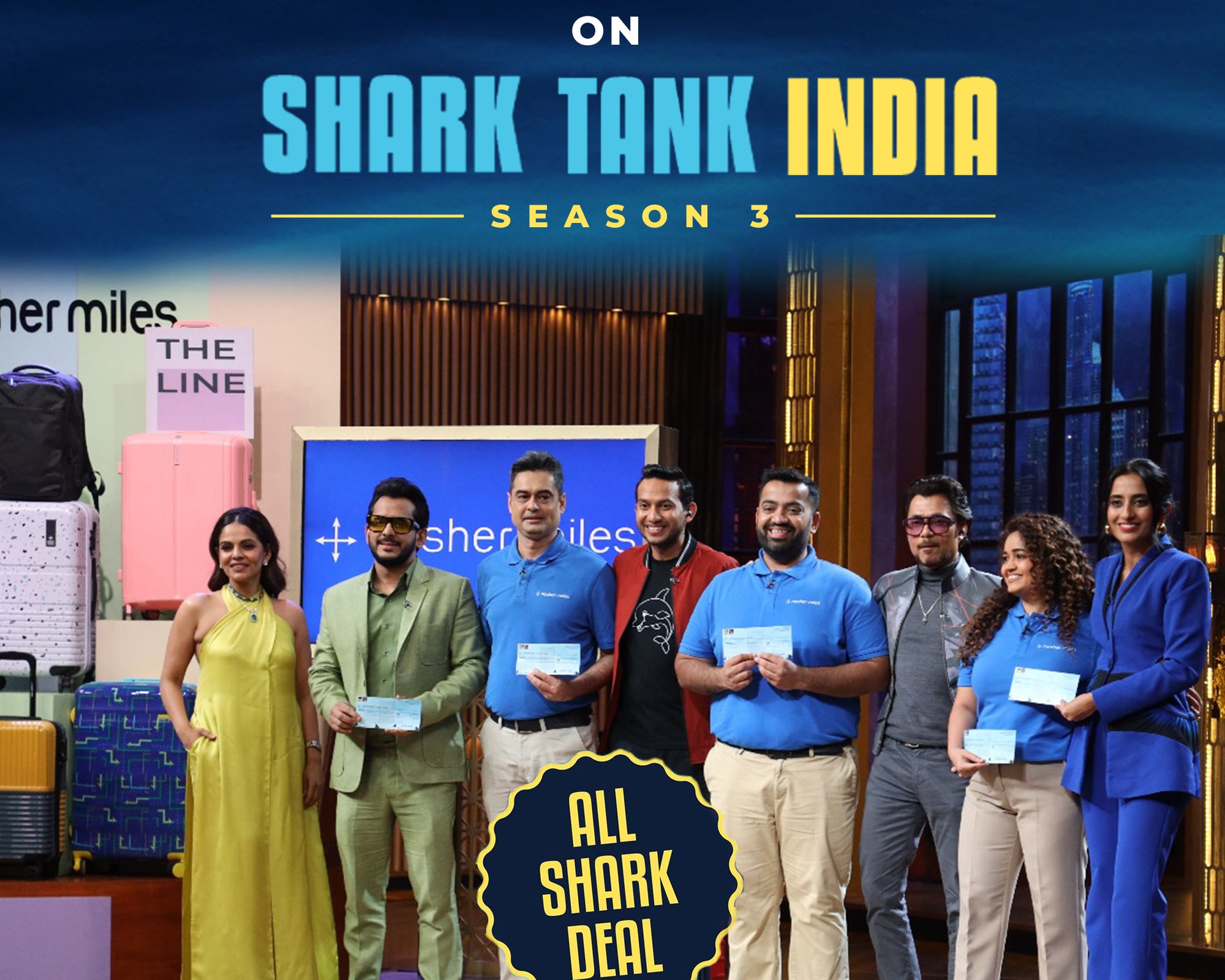 Nasher Miles Creates History on Shark Tank India Season 3 with an All-Shark Deal