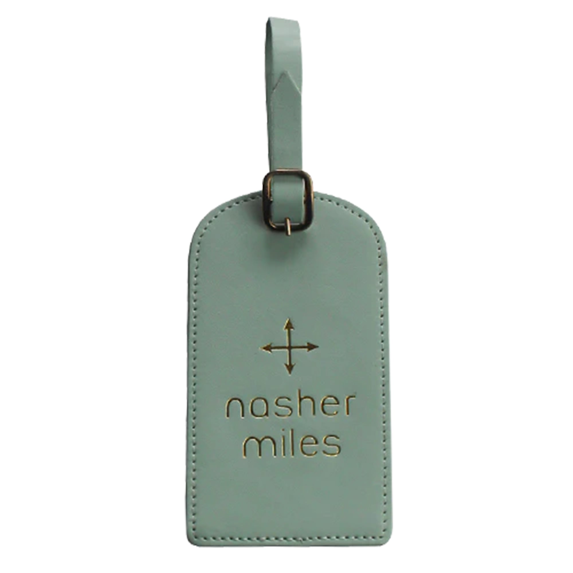 Personalized Luggage Tag Green