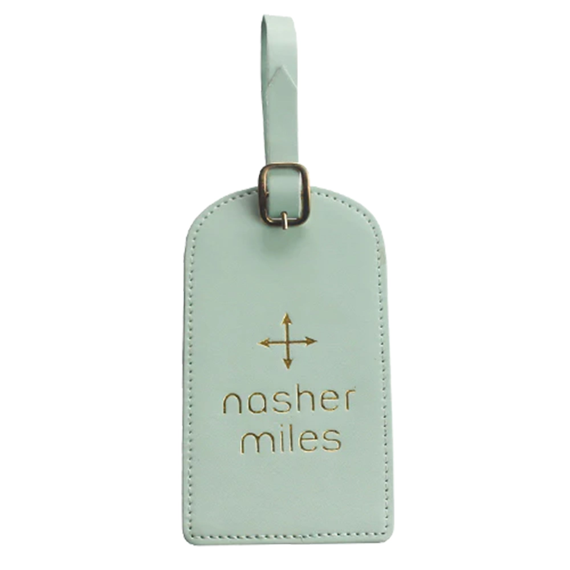 Personalized Luggage Tag Light Green