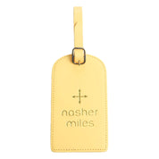 Personalized Luggage Tag Yellow