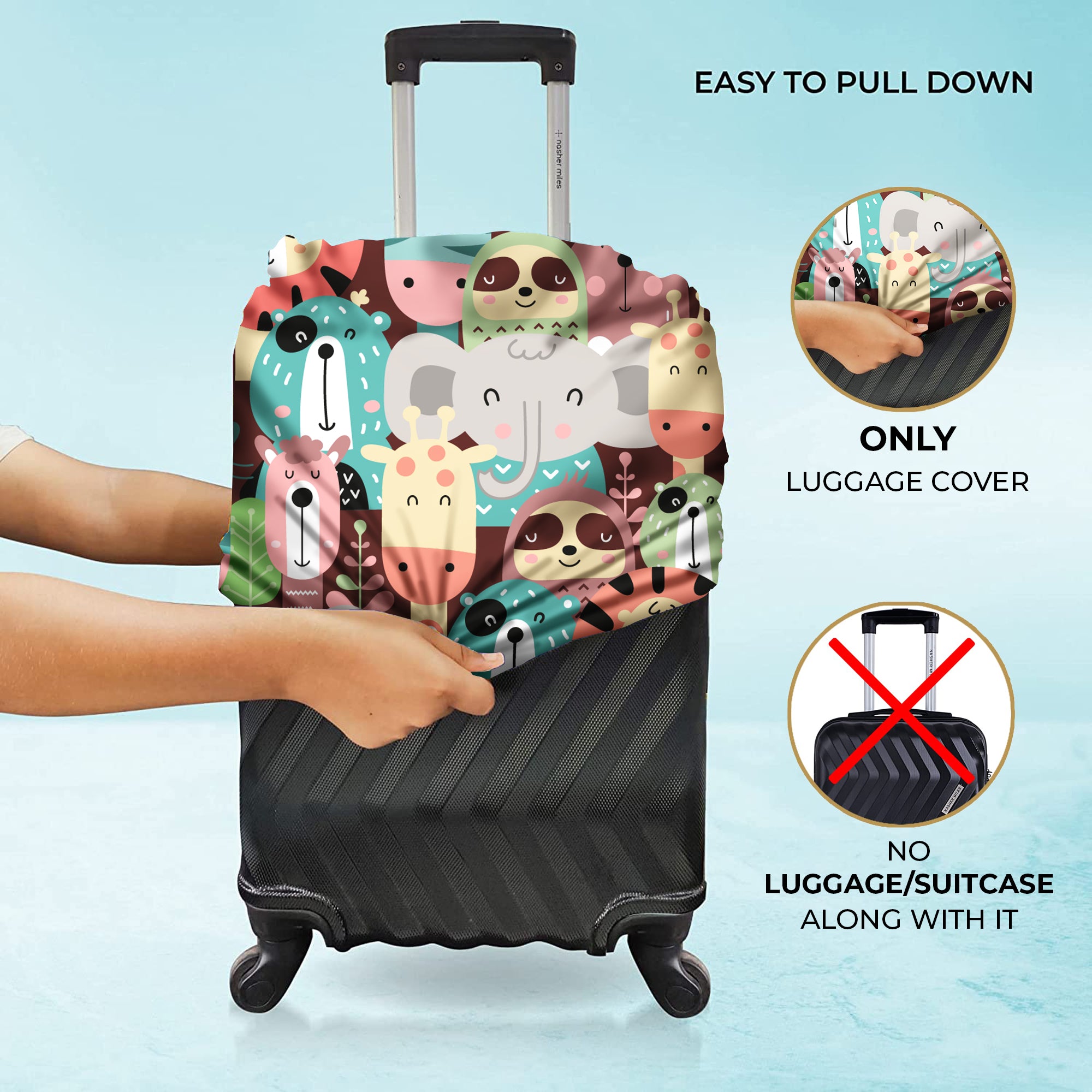 Buy Suitcase Covers, Neck Pillows & other accessories - Nasher Miles