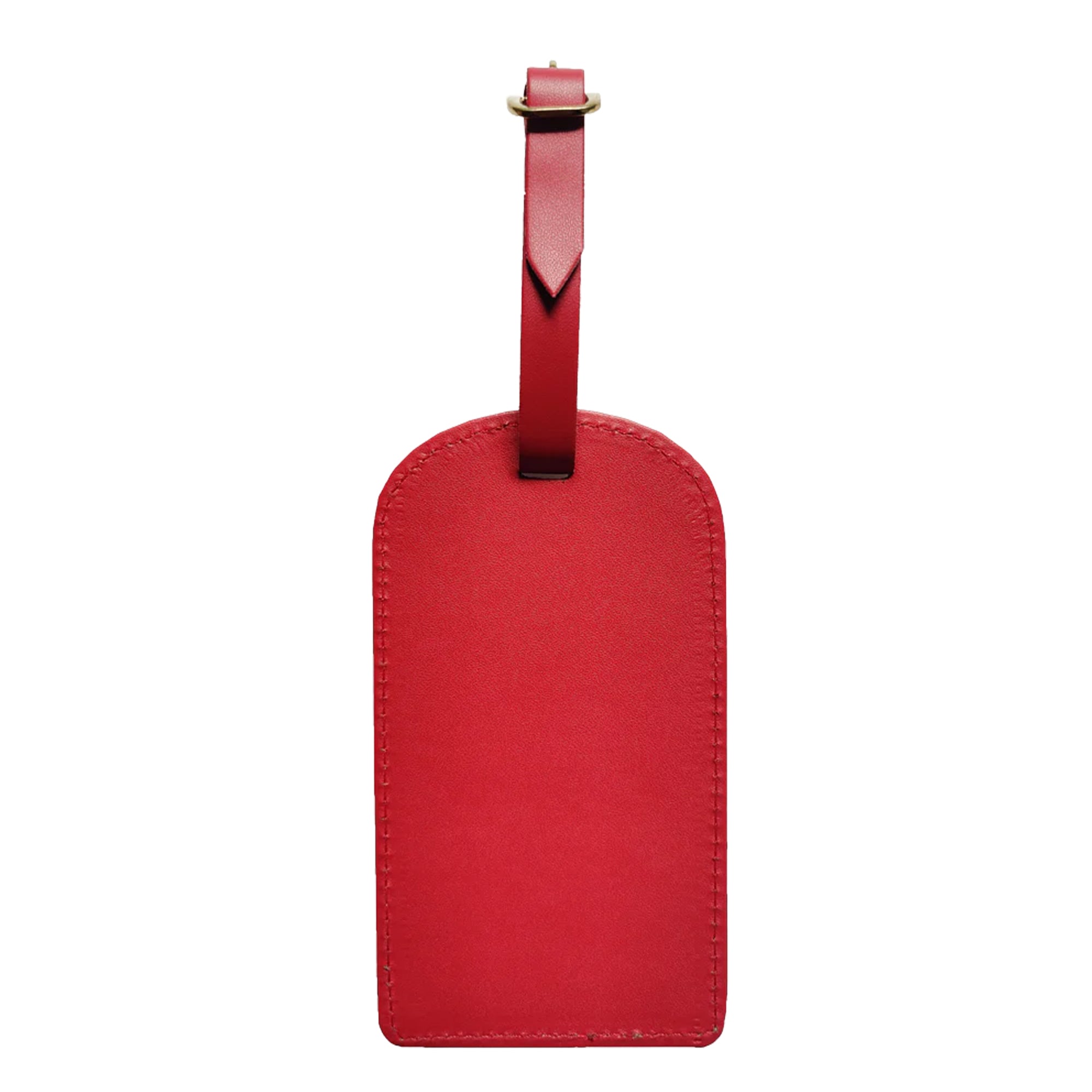 Personalized Luggage Tag Red