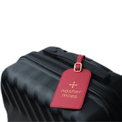 Personalized Luggage Tag Red