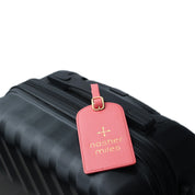 Personalized Luggage Tag Bright Pink