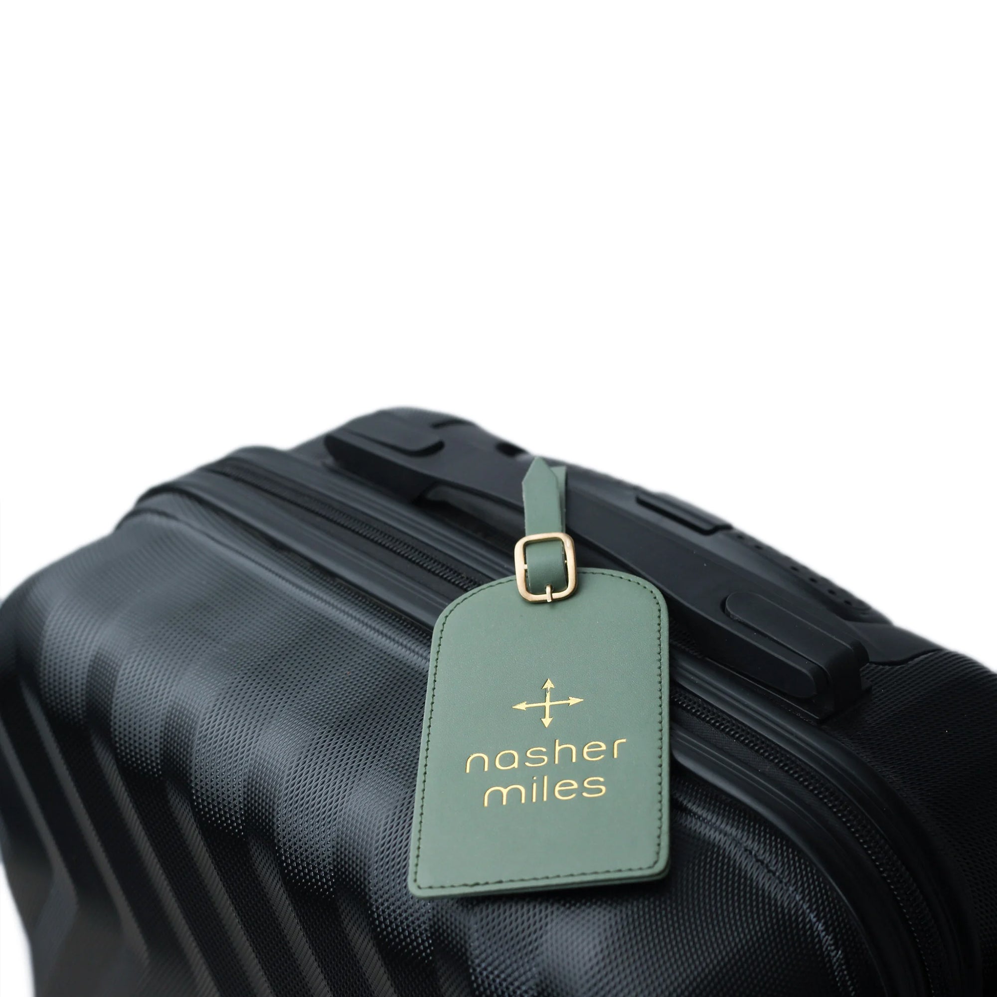 Personalized Luggage Tag Green
