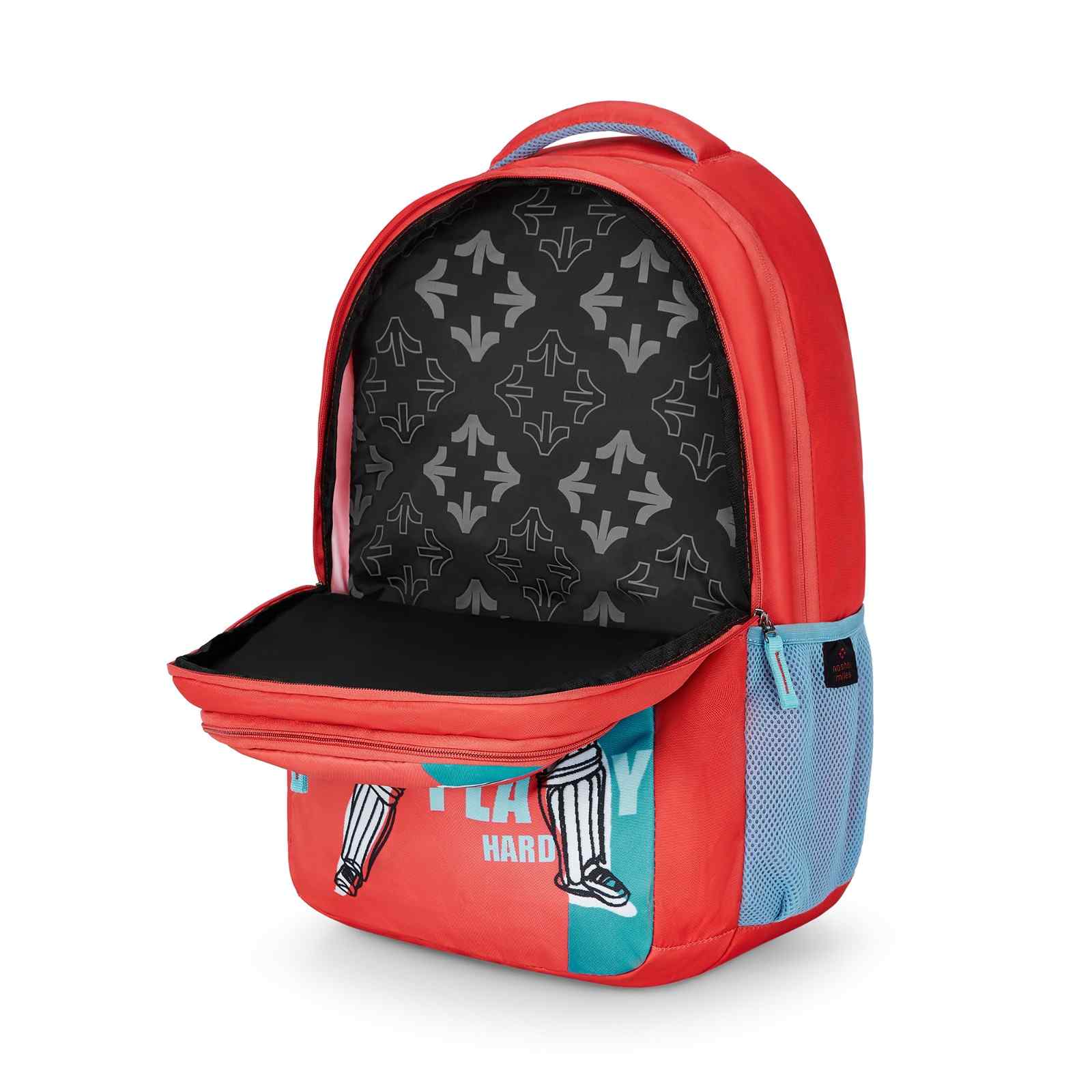 Leather Backpacks Blue And Red Mcm Backpack MCM Orange Visetos Top